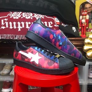 Bape Adidas Superstar 80s Multi Camo